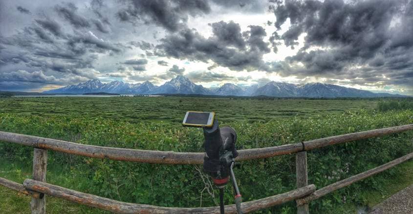 Phone Skope Scoping at the Grand Tetons