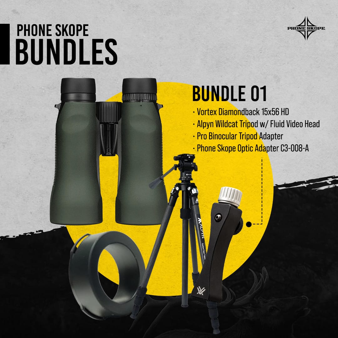 Vortex Diamondback 15x56 With Alpyn Tripod Bundle