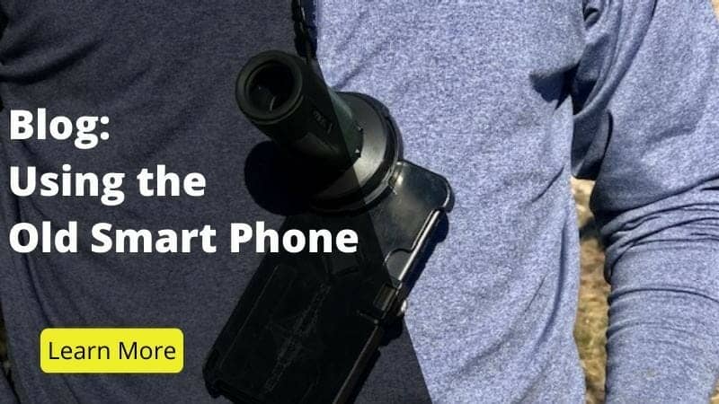 Phone Skope adapter hanging around a persons neck with lanyard. The title of the article is imposed over the image