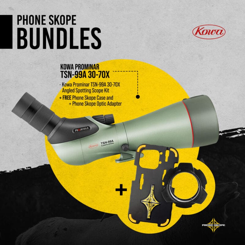 Kowa TSN-553 Prominar Angled 15-45x55 Spotting Scope With Zoom Eyepiece