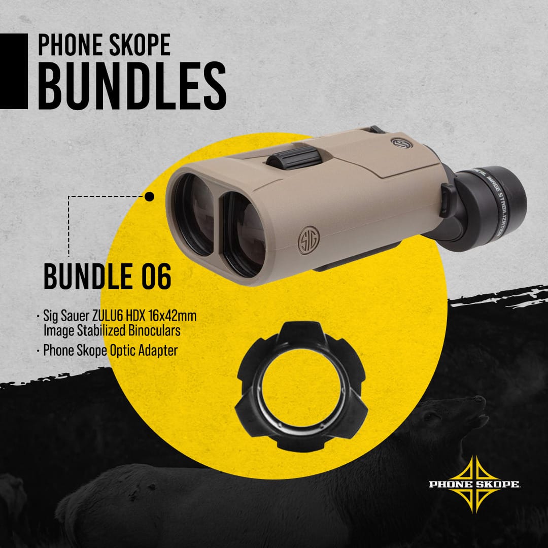 Sig Sauer 16x42mm W/ Phone Skope Adapter | Phone Skope