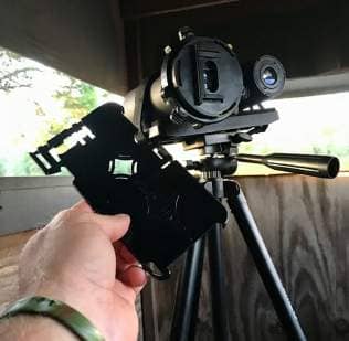 Don't forget to digiscope while you hunt. The setup above only lacks a smartphone.