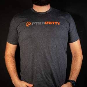 pyro putty logo t shirt